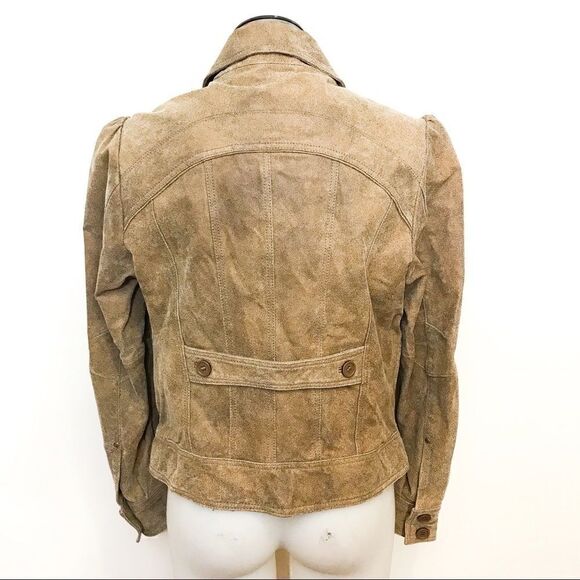 𝅺tan Genuine Leather Jacket - Picture 2 of 14